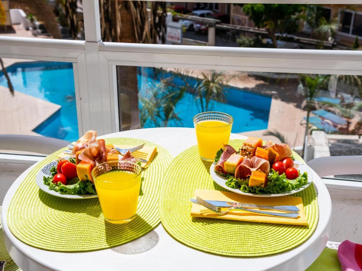 302 Modern, Light, Comfortable Studio With Swimming Pool Playa de las Americas  Exterior foto